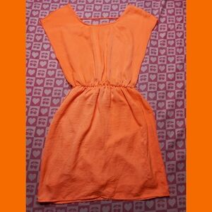 Charlotte Russe Florescent Orange Dress